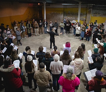 100 Strangers Singing Together