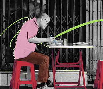 A Fellow Diner's Quiet Noticing
