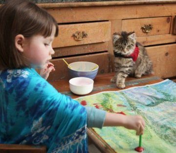 Iris Grace & Thula: a Girl and Her Cat
