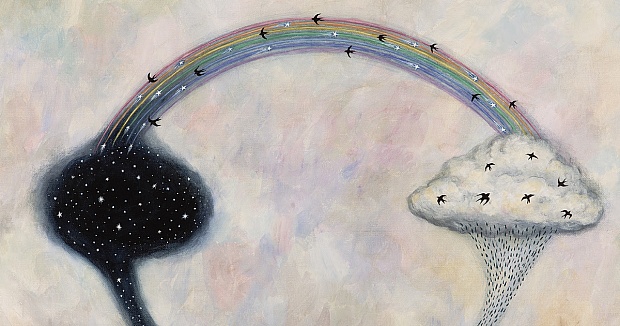 Ocean of Stars: a Painted Poem About How to Bear the Astonishment of Life – the Marginalian