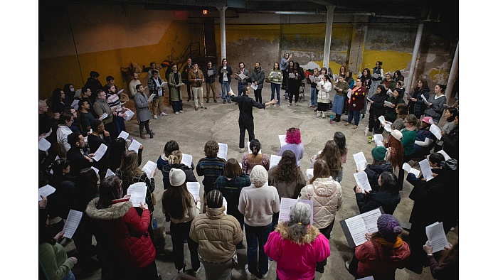 100 Strangers Singing Together