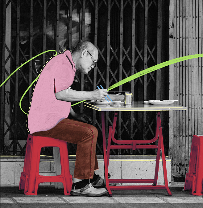 A Fellow Diner's Quiet Noticing